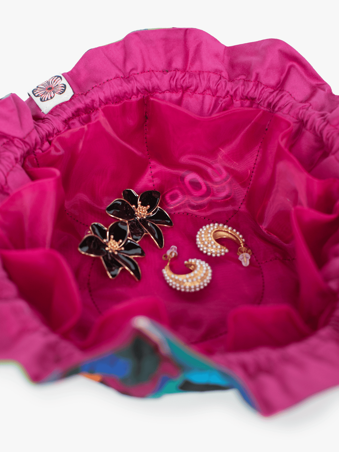 Josie Jewelry Pouch - Circles