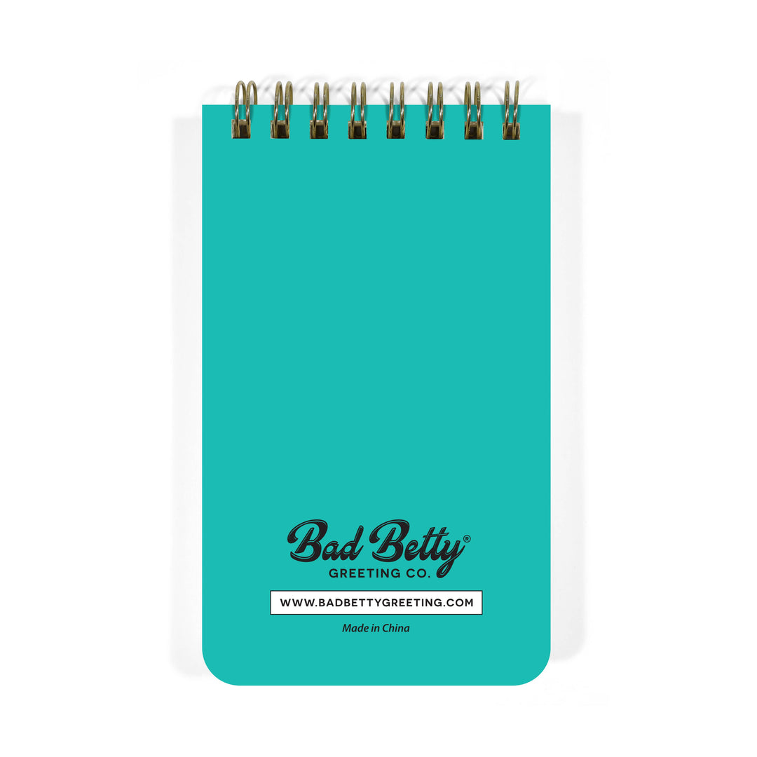 Juicy Gossip Spiral Memo Notepad - Just Fabulous Palm Springs