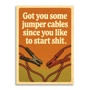 Jumper Cables Greeting Card - Just Fabulous Palm Springs