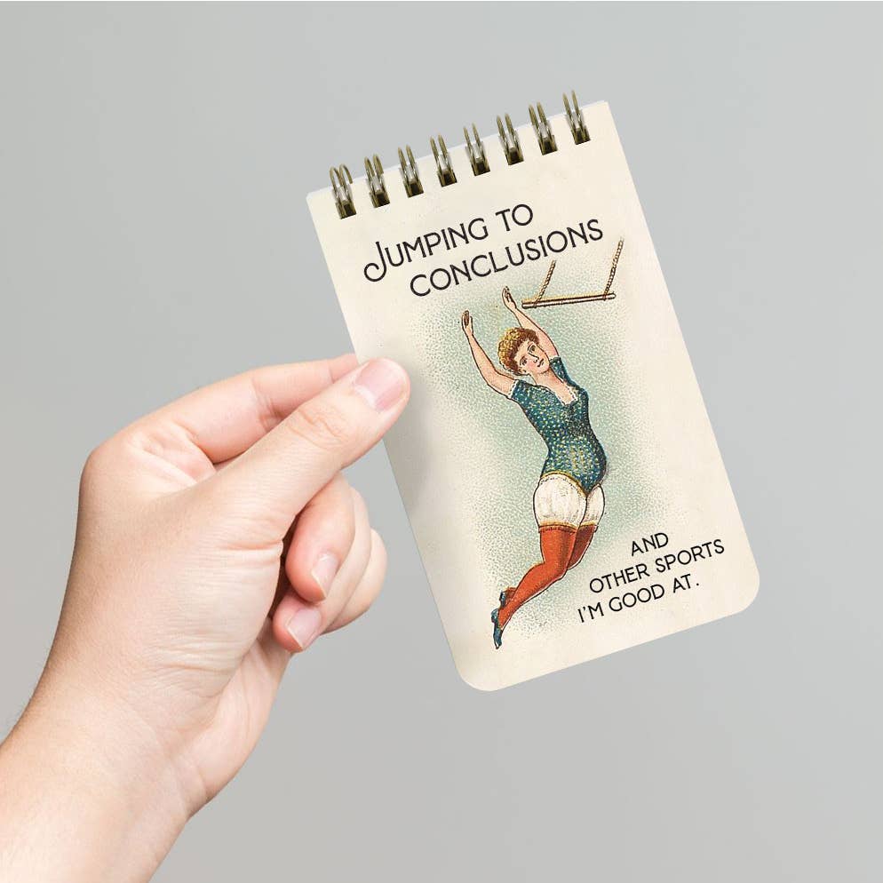 Jumping To Conclusions Spiral Memo Notepad - Just Fabulous Palm Springs