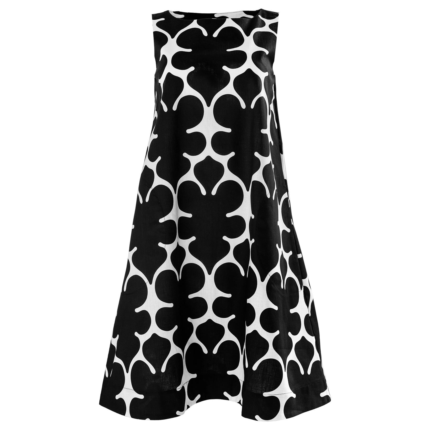 Juniper Dress Black Fleurette - Just Fabulous Palm Springs