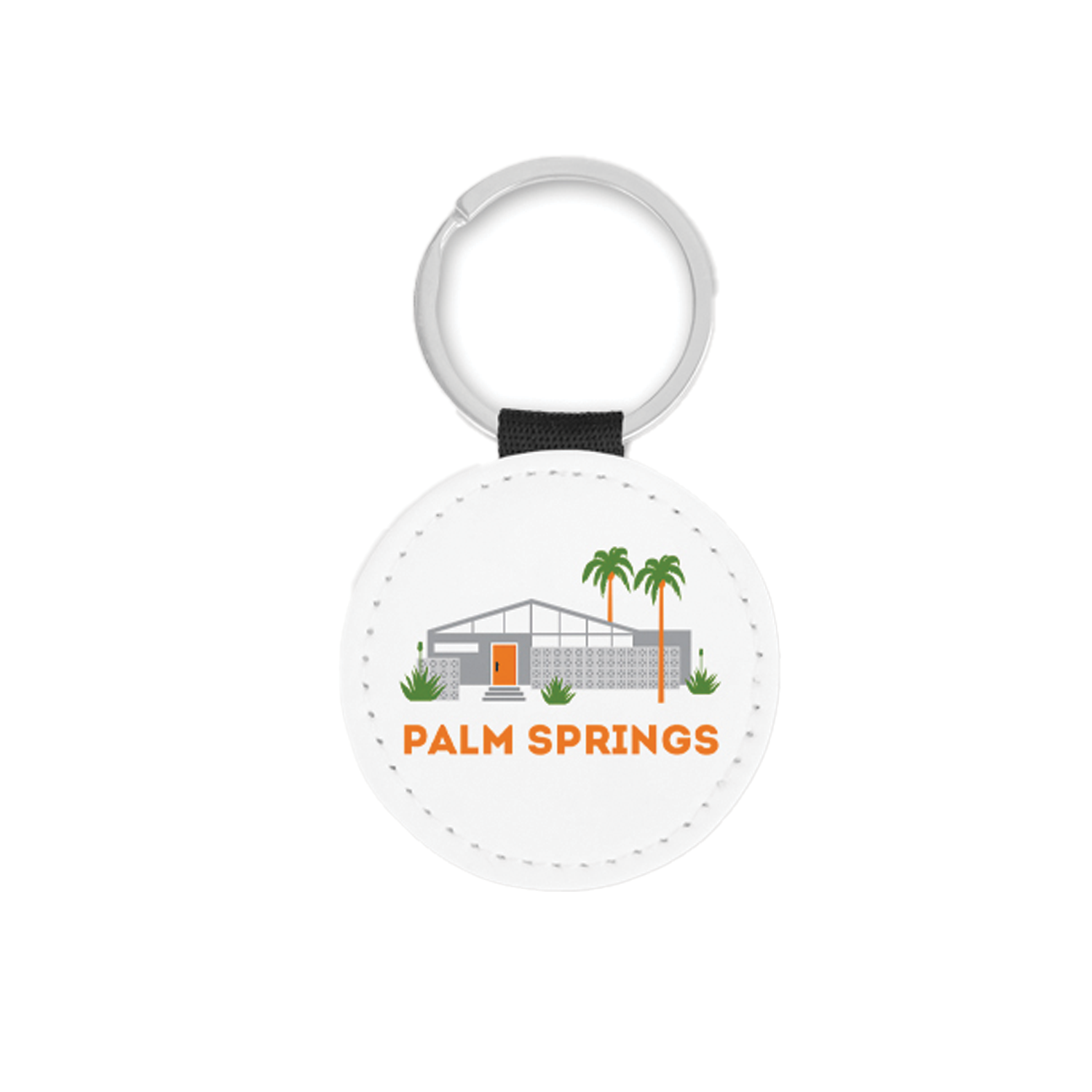 Orange Door Modern House Palm Springs Key Chain - Just Fabulous Palm Springs