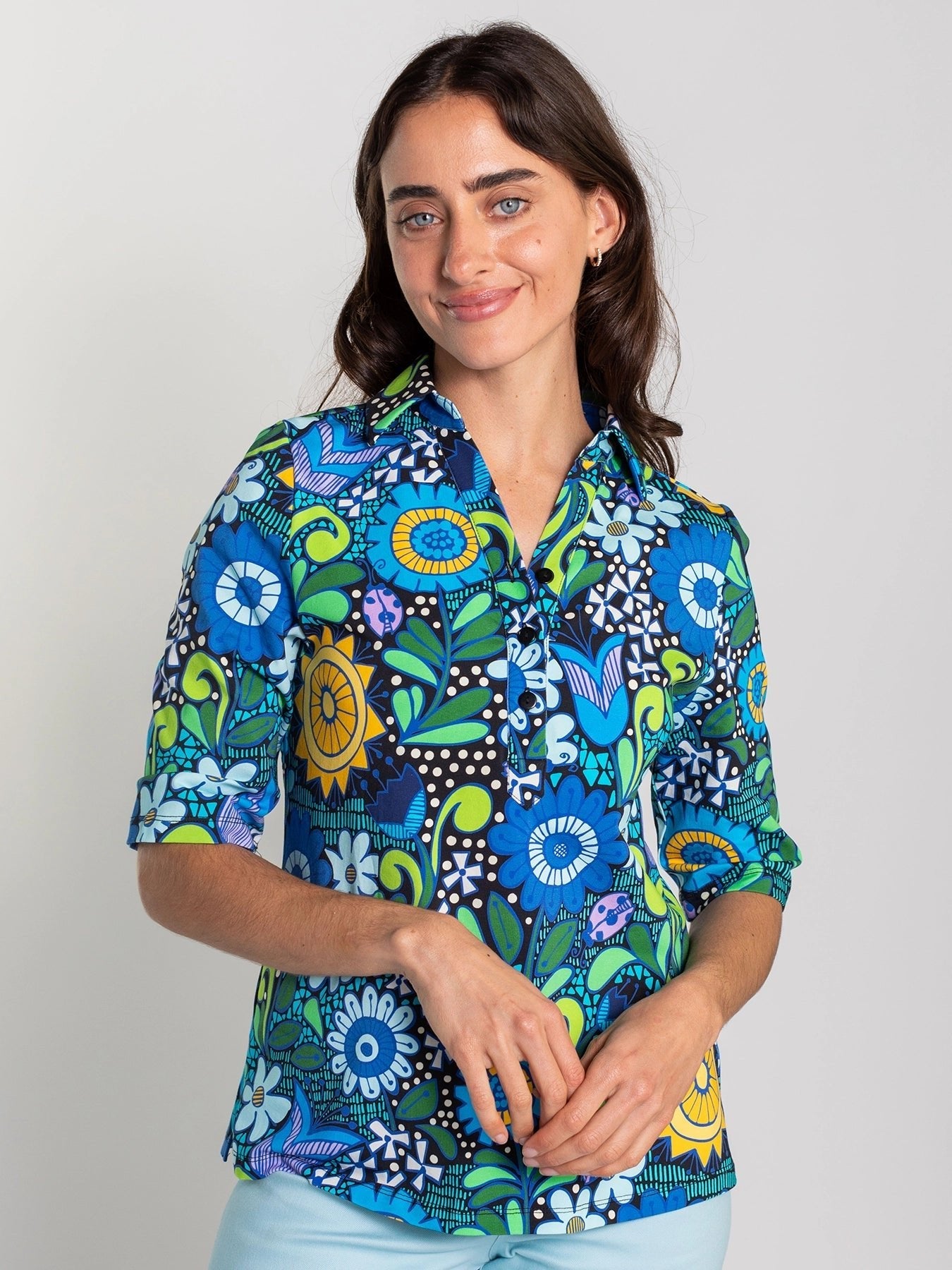 Kimmy Top Sunshine Blue