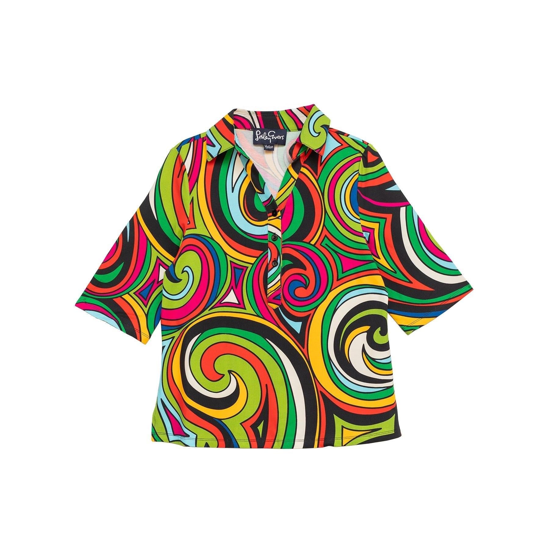Kimmy Top Swirl - Just Fabulous Palm Springs