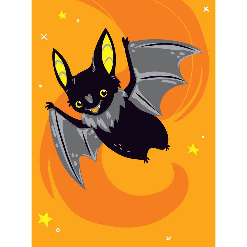 Sweetie Bat Halloween Holiday Card