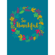 So Thankful Thanksgiving Holiday Card