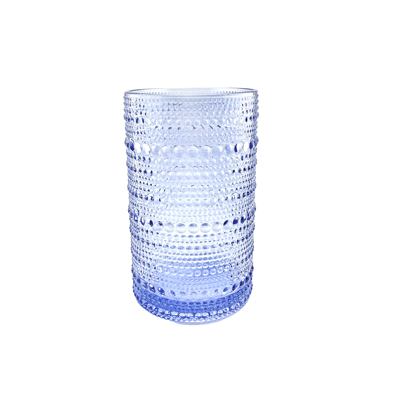 Beaded Jupiter Large Glass - Purple