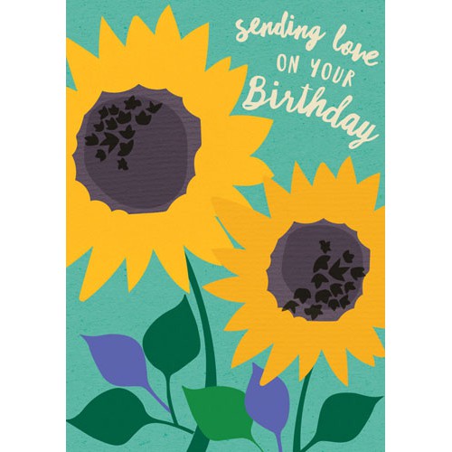 Sunflowers Birthday Card