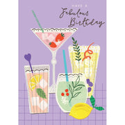 Fabulous Drinks Birthday Card
