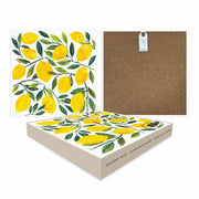 Lemon Citronella Dolomite Trivet - Gift Boxed