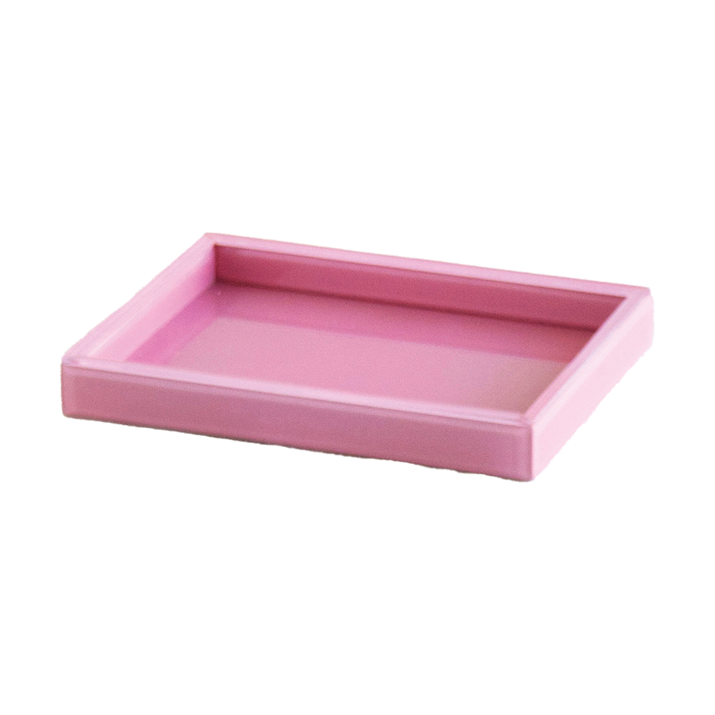 Glass Tray - Light Pink