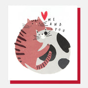 Me And You Cats Love Card