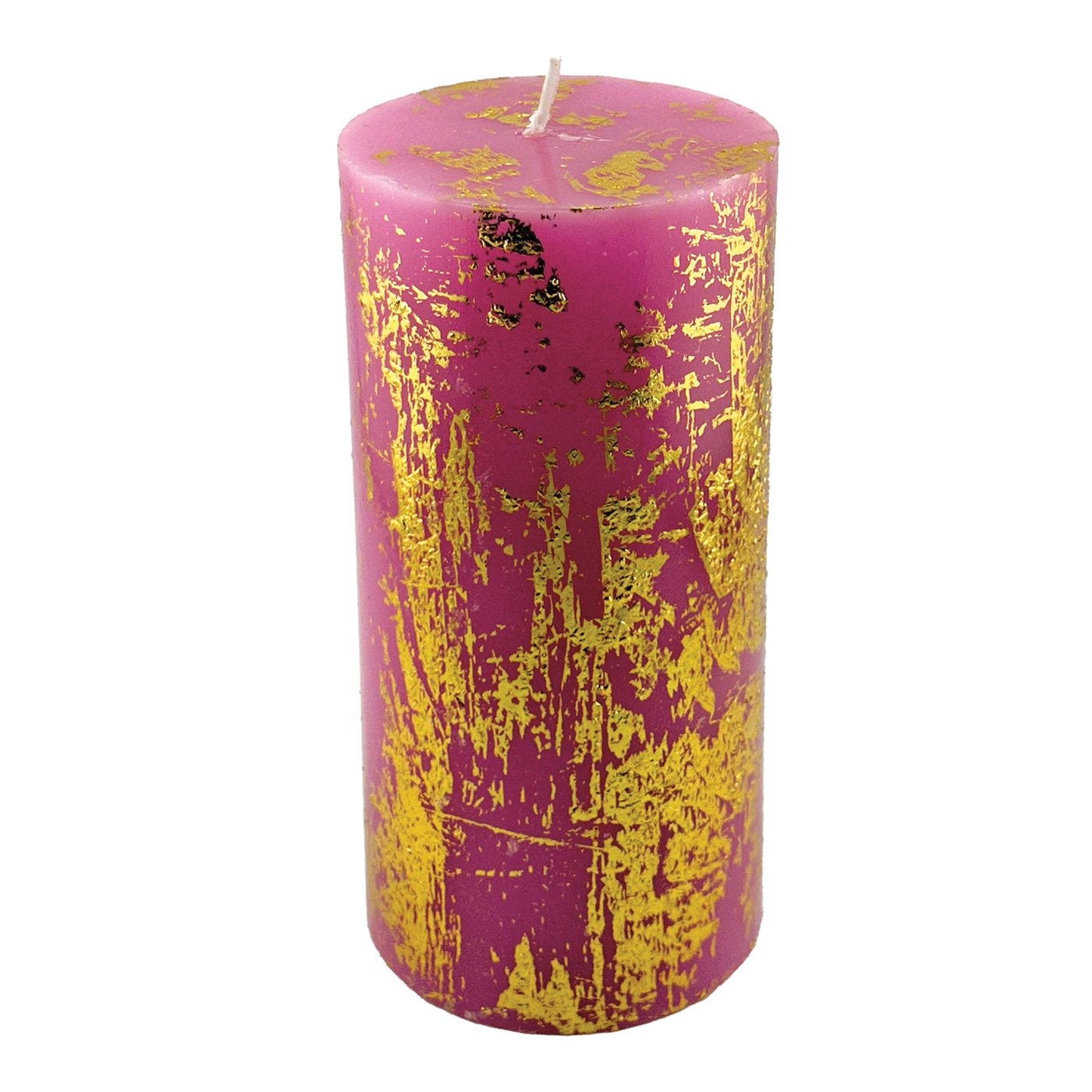 Rainbow Pillar Candle - Lavender