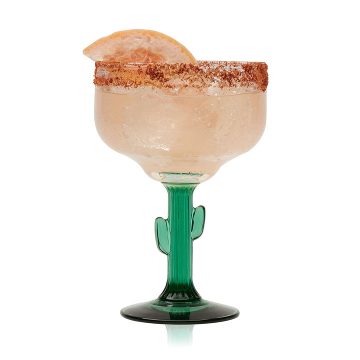 Cactus Stem Margarita Glass