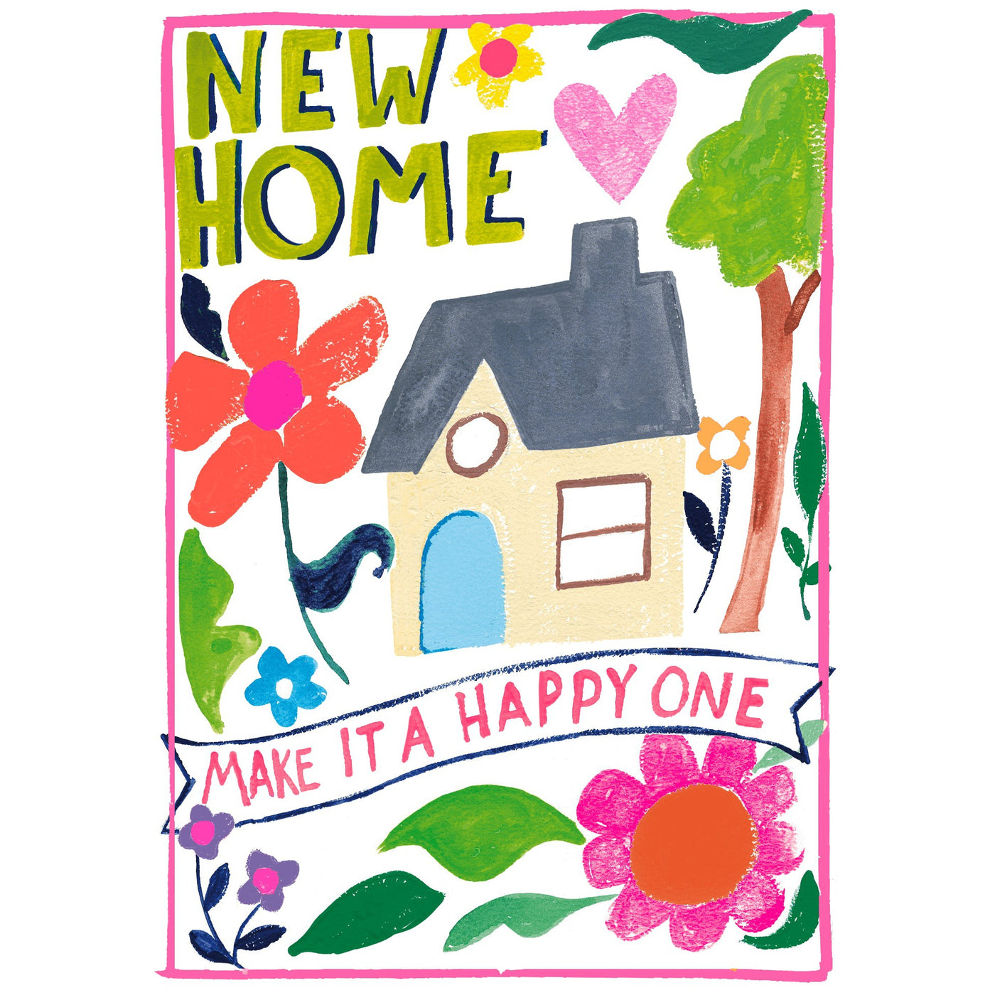 Happy New Home Greeting Card