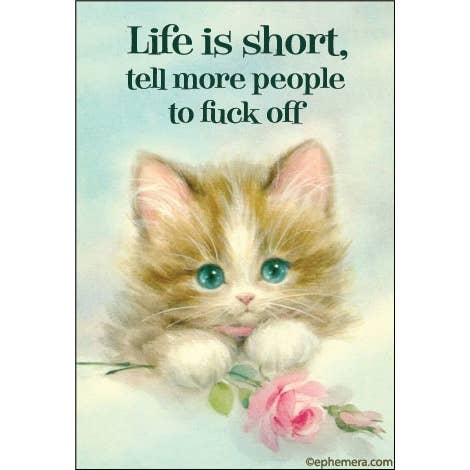 Magnet: Life Is Short, Tell More People To Fuck Off