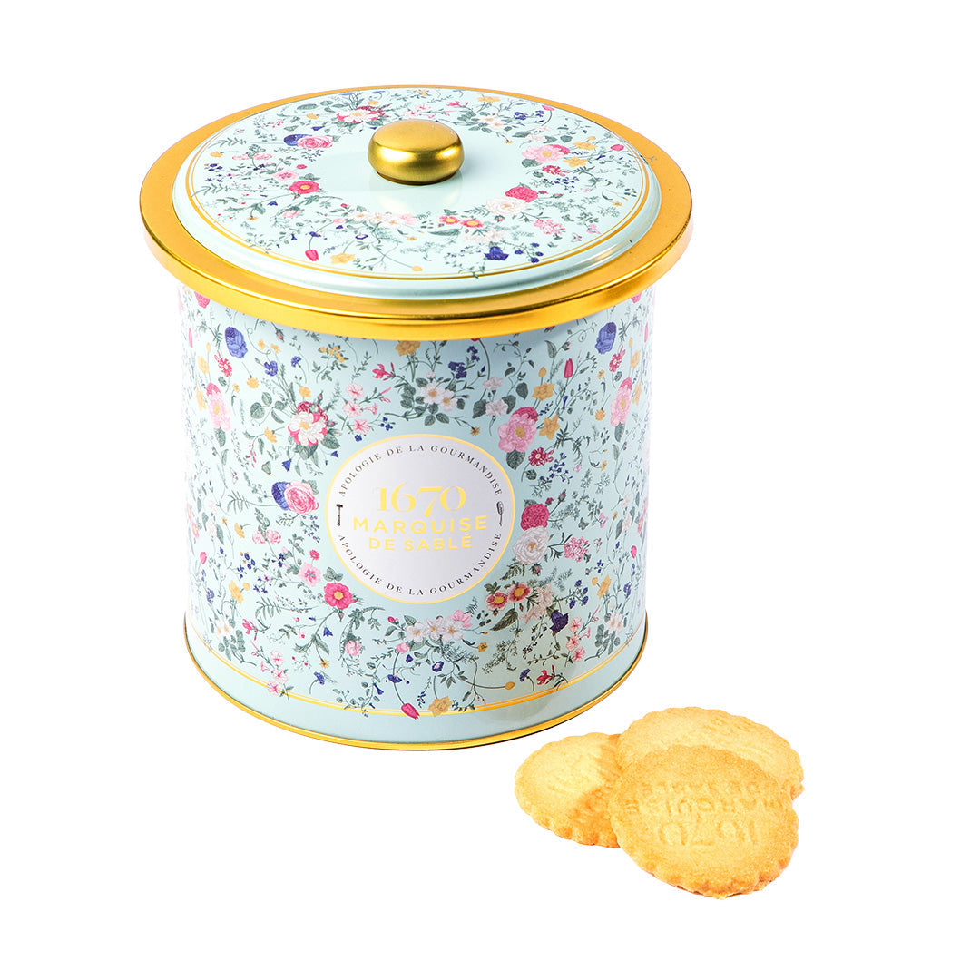 Bouquet Sauvage High Round Metal Tin