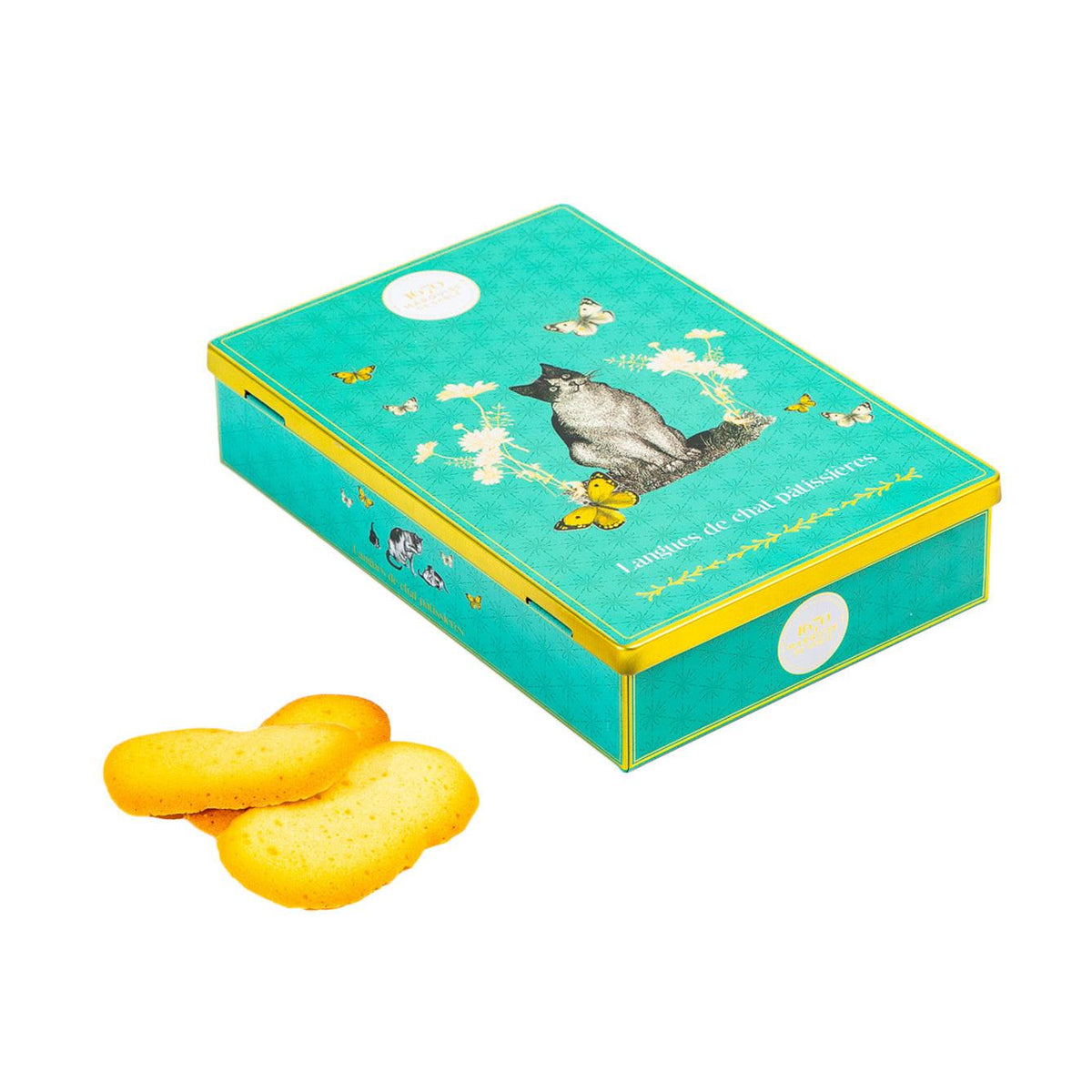 Langues De Chat Metal Flat Tin