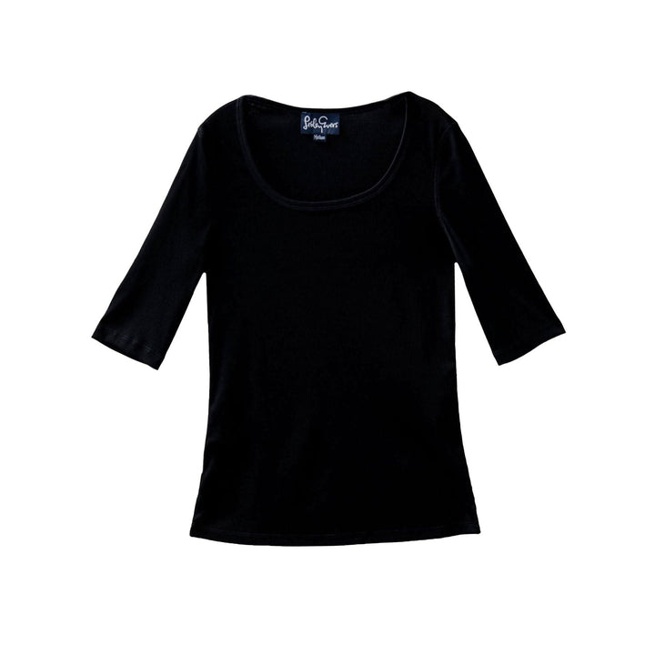 Mallory Rib Tee Black