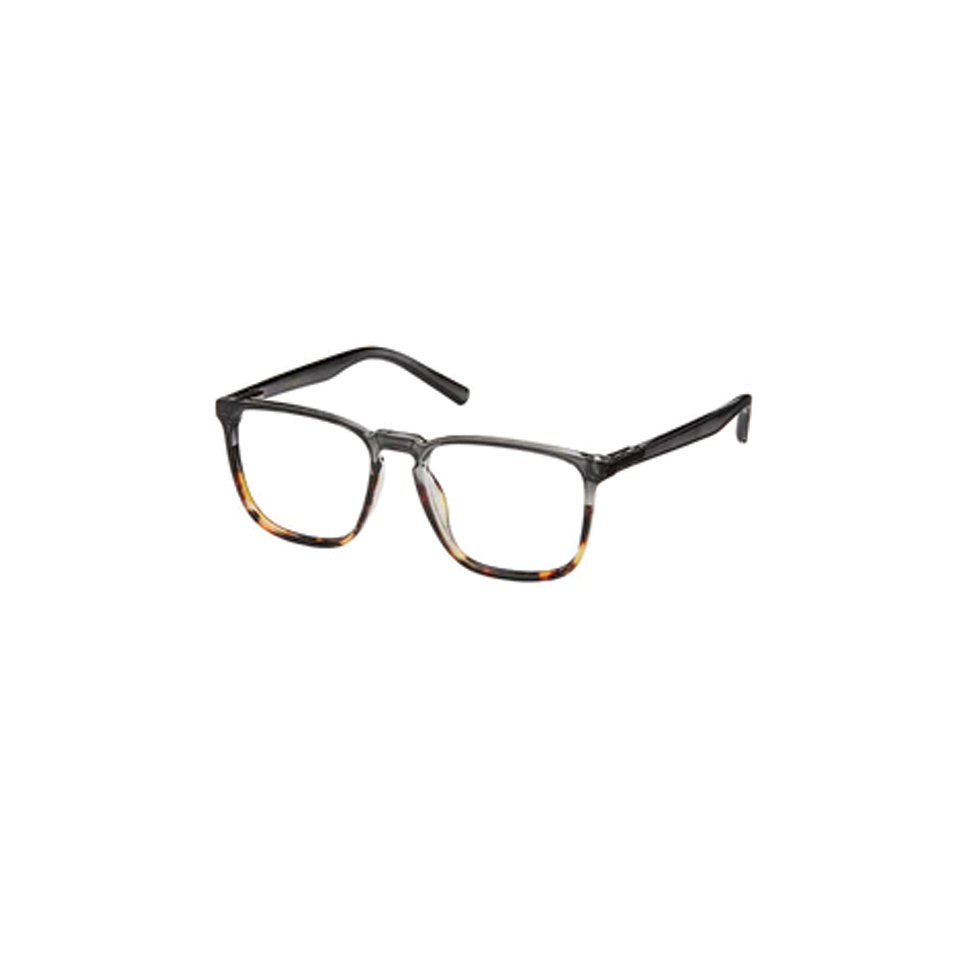 Two Tone Square Framed Readers - Black/Marble