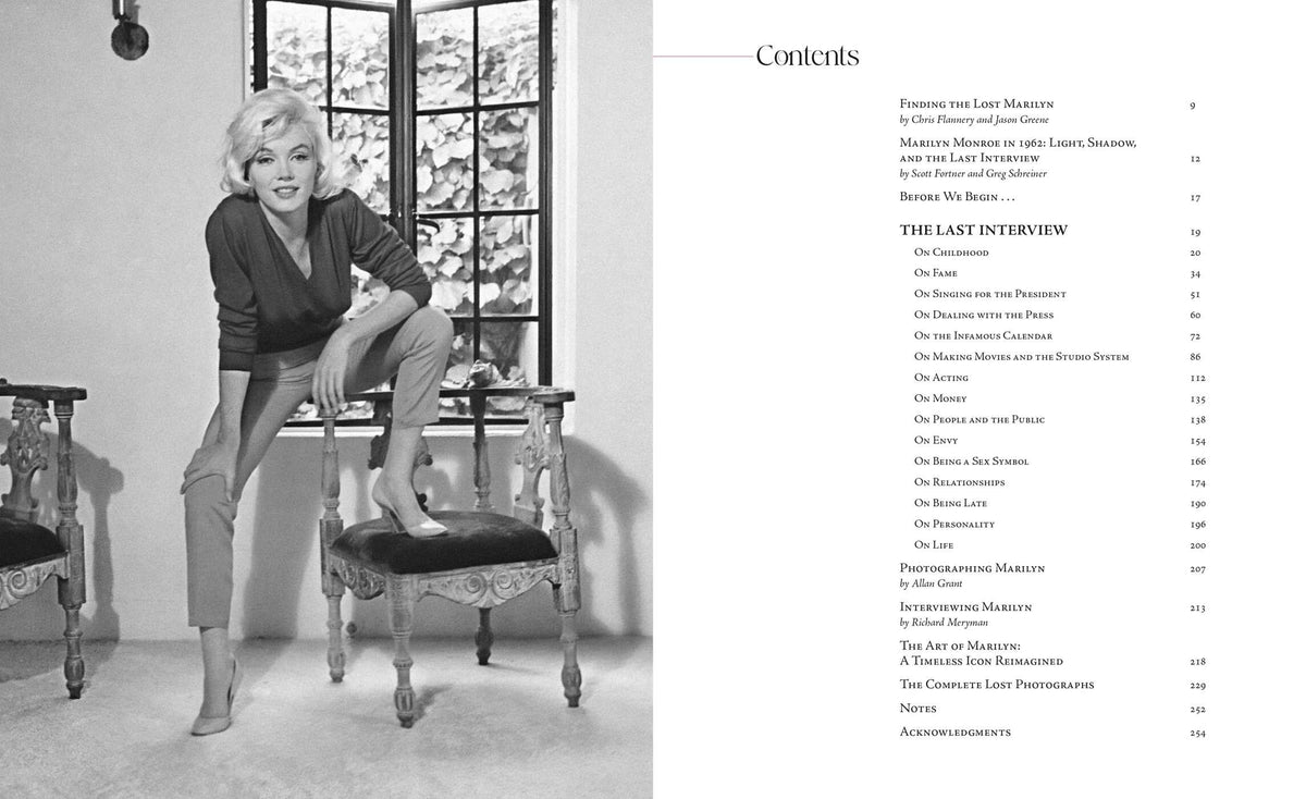 Marilyn: The Lost Photographs, The Last Interview