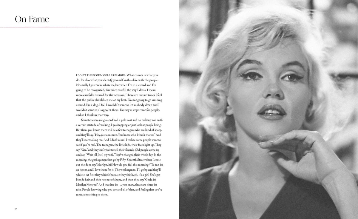 Marilyn: The Lost Photographs, The Last Interview