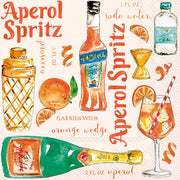 Aperol Spritz Cocktail Napkin - Just Fabulous Palm Springs