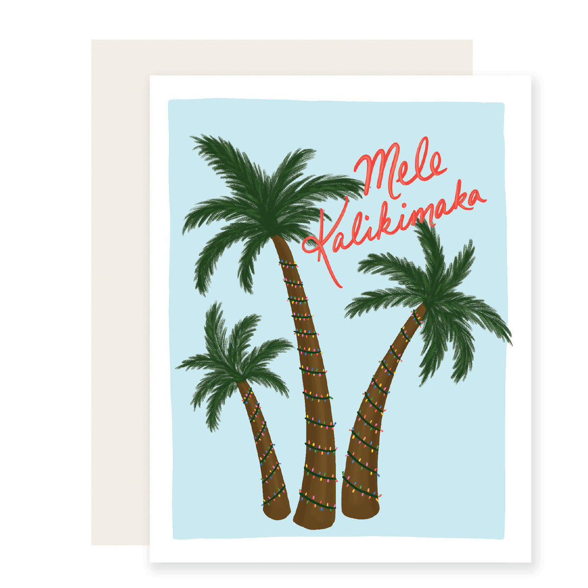 Mele Kalikimaka Holiday Greeting Card