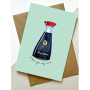 Soy Much Love Love Greeting Card