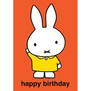 Red Miffy Birthday Card