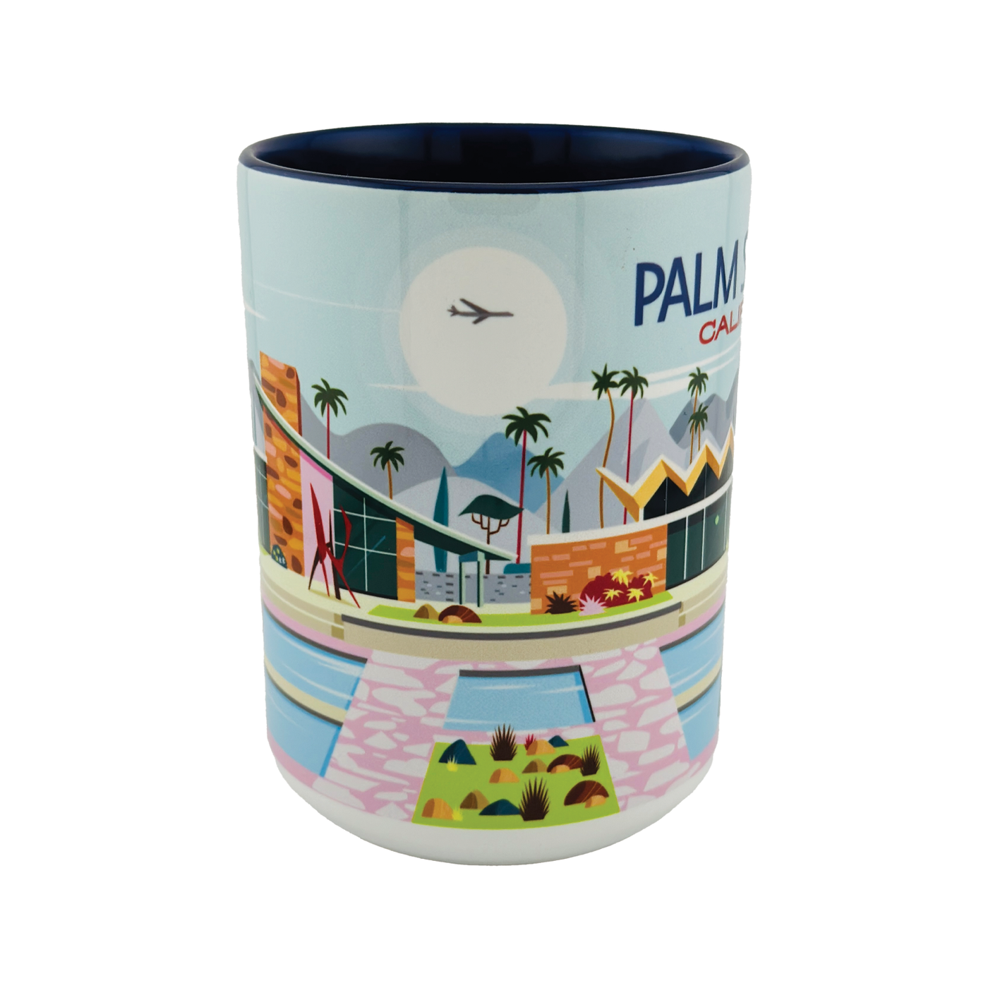 15oz Mug: Palm Springs Mod Gal