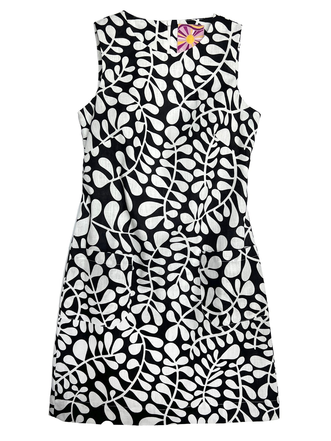Molly Dress Fern Black & White