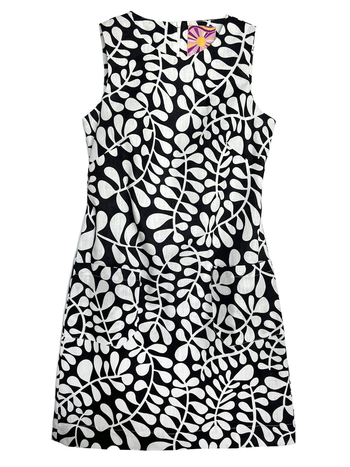 Molly Dress Fern Black & White