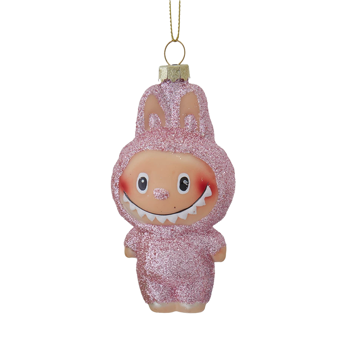 Bedazzled™ Miniature Monster Ornament - Pink