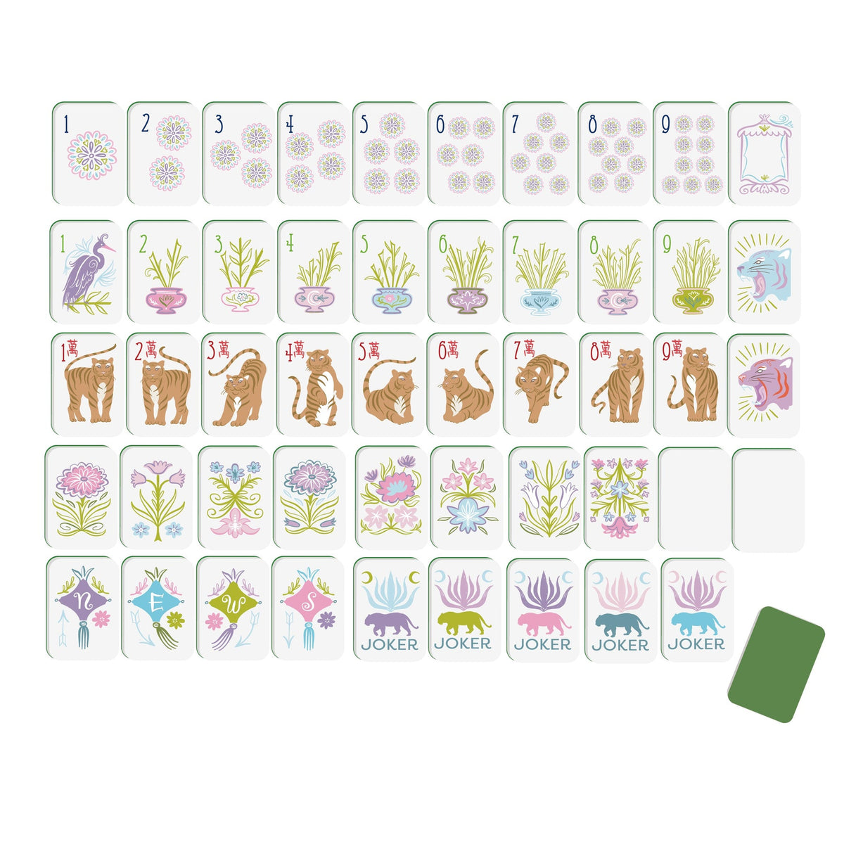 Moon Tiger Mahjong Tiles