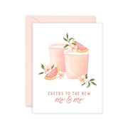 Cheers To The New Mr. & Mr. Greeting Card