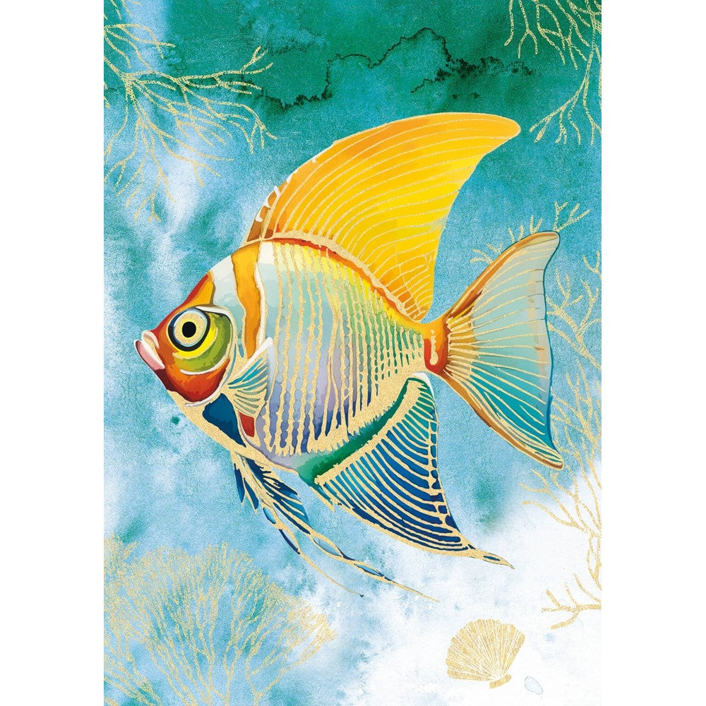 Angelfish Blank Greeting Card