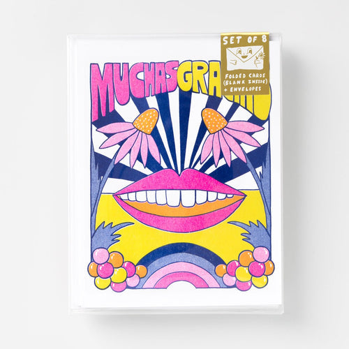 Muchas Gracias Risograph Card Set