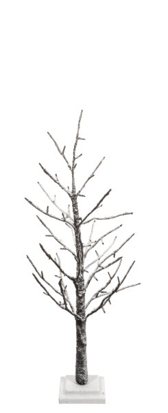 LED Warm White Light Up Twig Tree With Snow - 36"