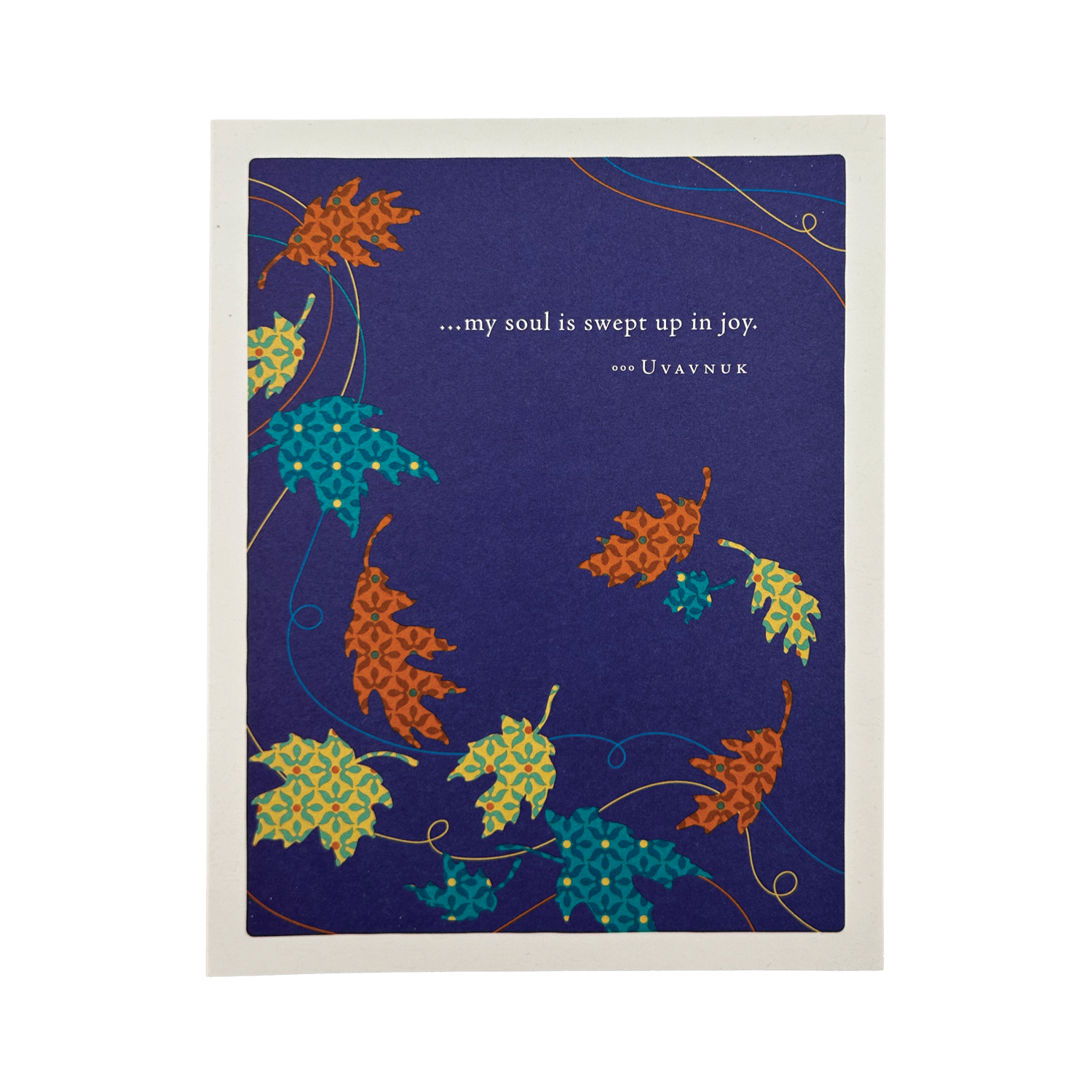My Soul Is Swept Up In Joy Greeting Card