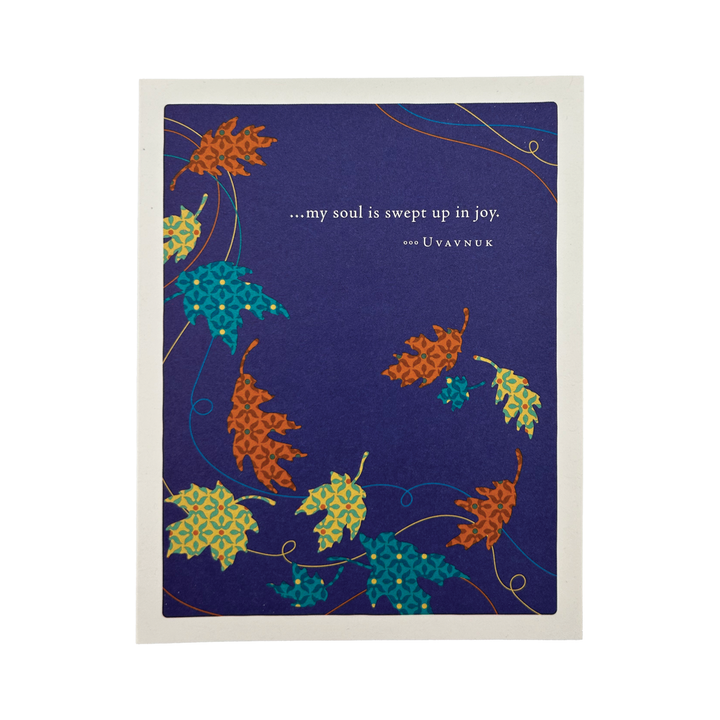 My Soul Is Swept Up In Joy Greeting Card