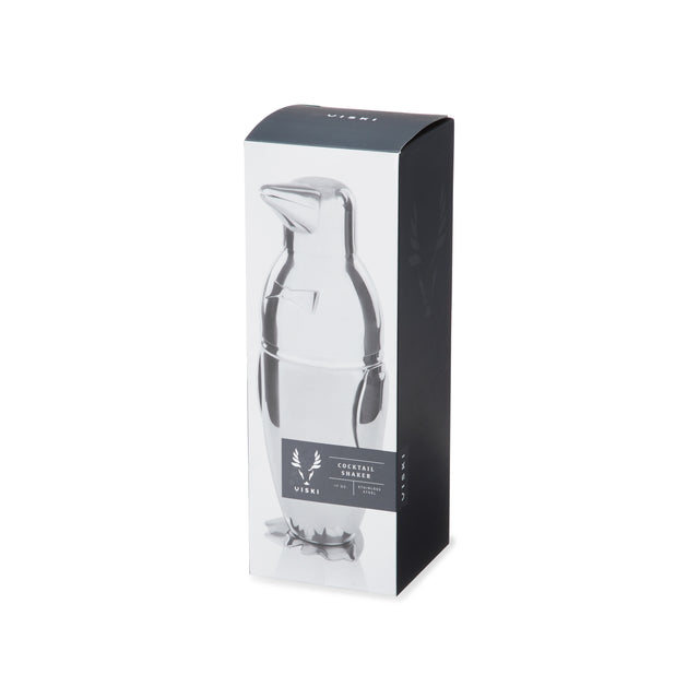 Irving Penguin Cocktail Shaker In Stainless Steel