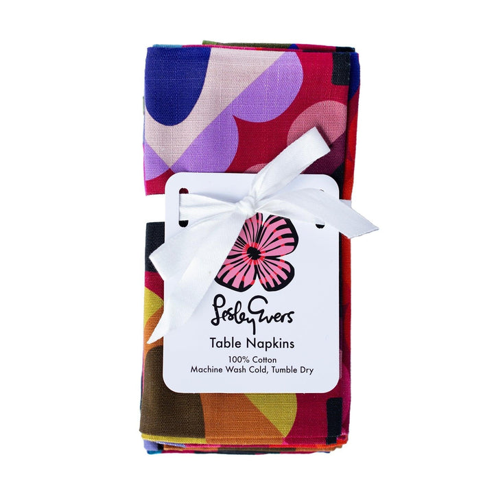 Gems Garnet Napkins - Set Of 4