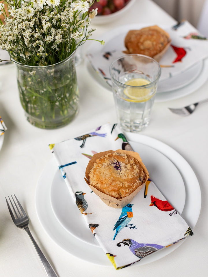 Birds Napkins - Set Of 4