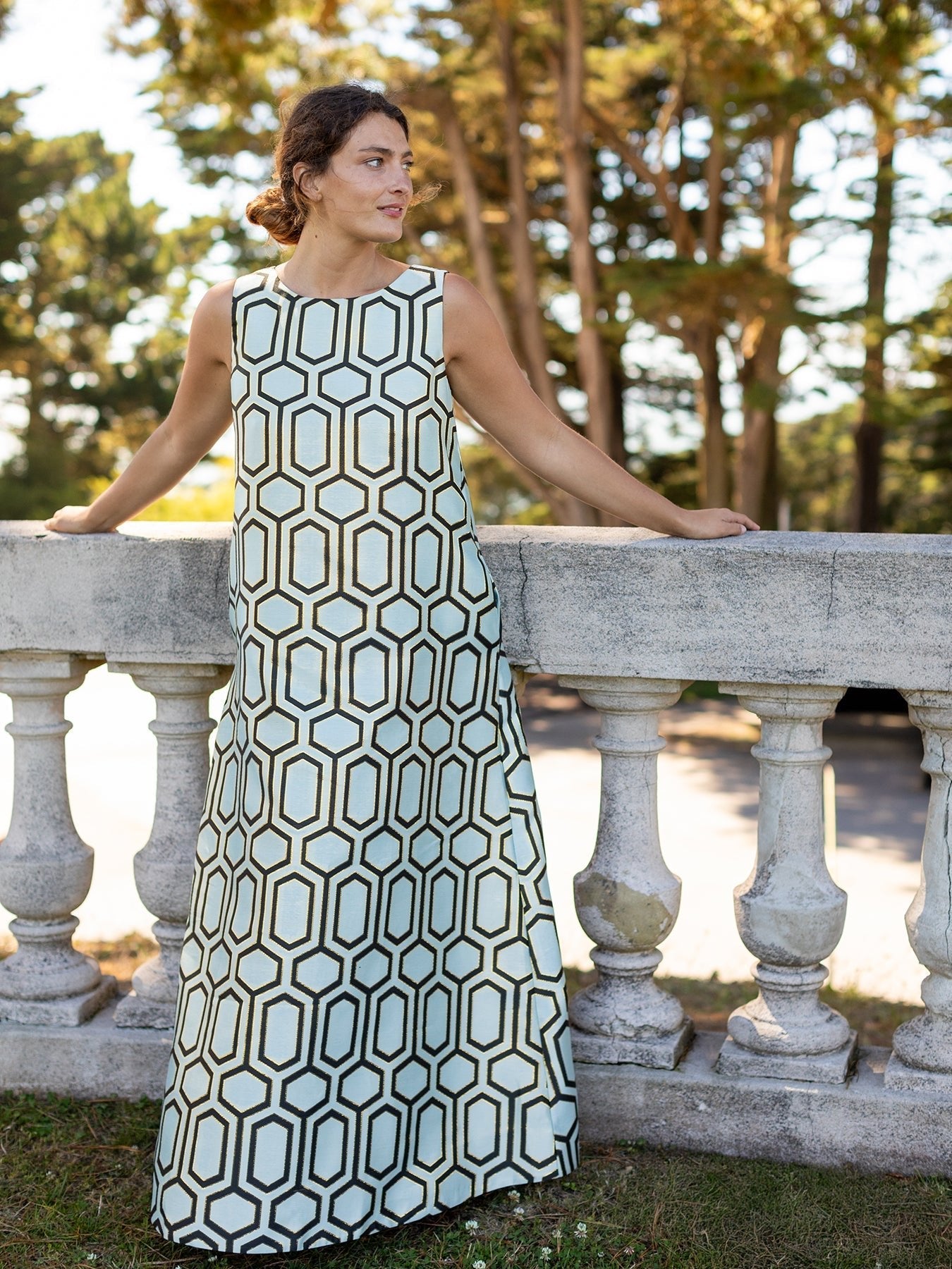 Natasha Dress Pavilion Mint - Just Fabulous Palm Springs