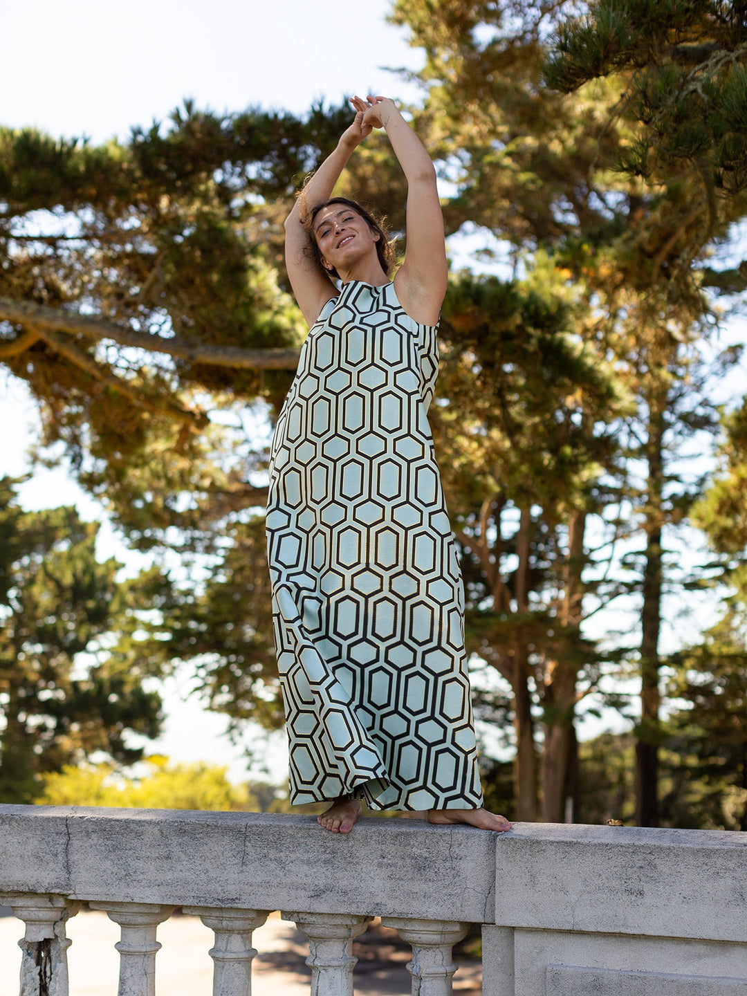 Natasha Dress Pavilion Mint - Just Fabulous Palm Springs