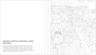 National Parks Color By Number