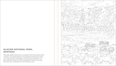 National Parks Color By Number