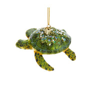 Sea Turtle Glass Ornament