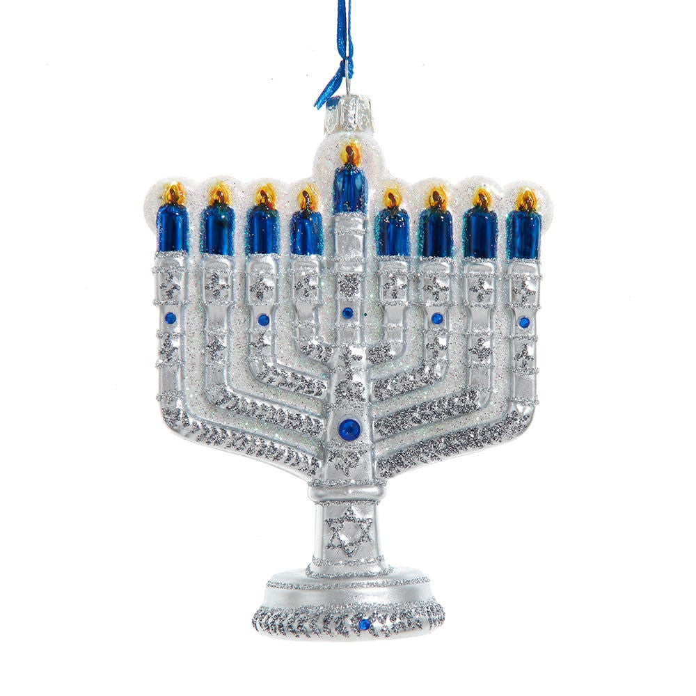 New Hanukkah Menorah Ornament